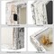 Califortree 8x10 Shadow Box Frame with Linen Back - Sturdy Rustic Memory Display Case of Flower, Pictures, Medals and More, Distressed White